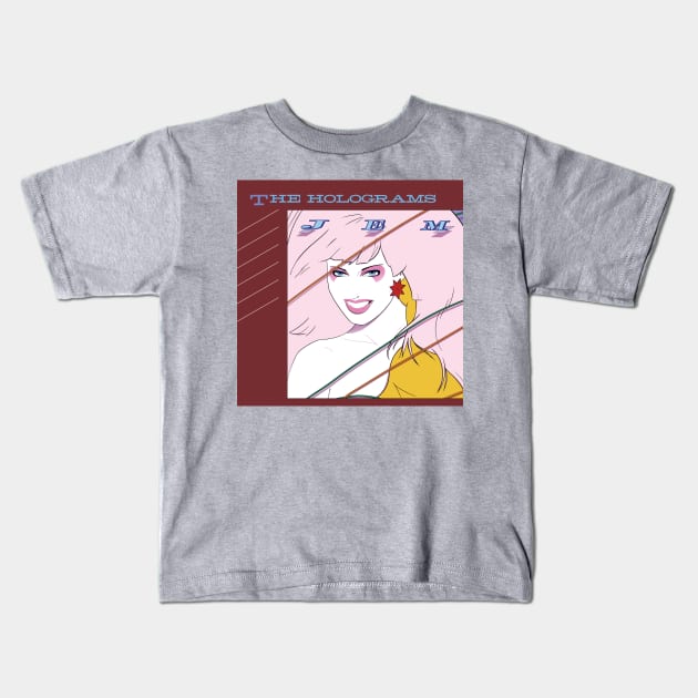 Jem Album Cover Kids T-Shirt by corbinhunsaker